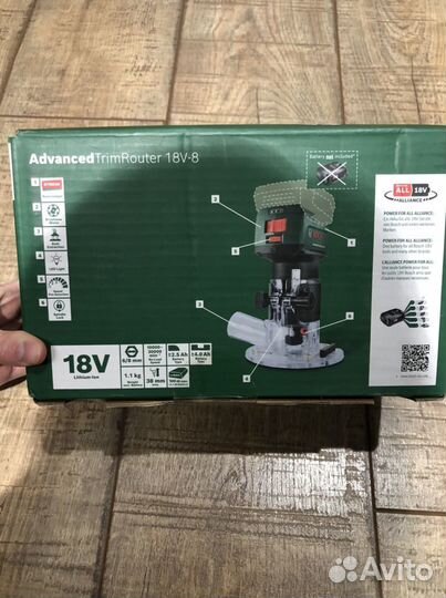 Фрезер bosch AdvancedTrimRouter 18V-8 без аккумуля