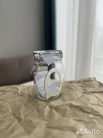 IKEA коркен банка и бутылка 1 литр