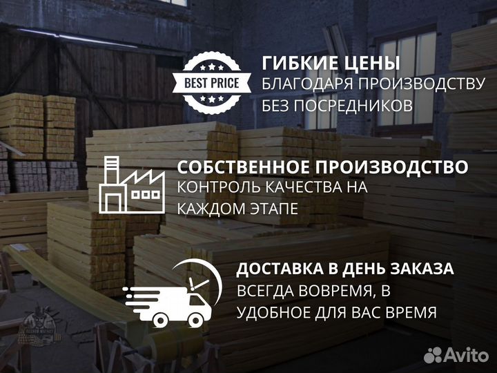 Имитация бруса с легким уходом