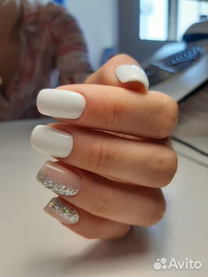 Комбинированный маникюр+Покрытие ногтей гель-лаком