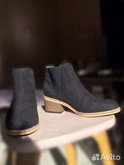 Ботильоны женские 37 размер из Нубуковой замши