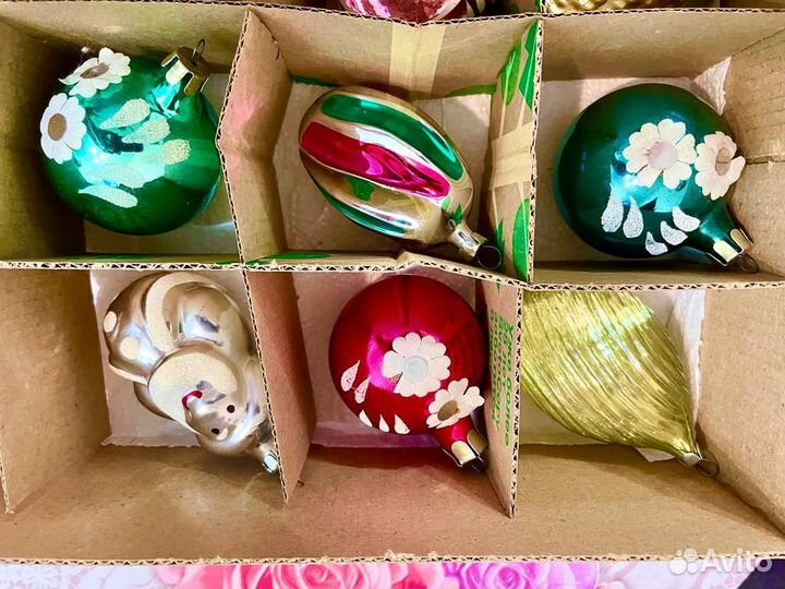 Елочные игрушки СССР