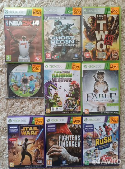 Лицензионные игры диски на xbox 360