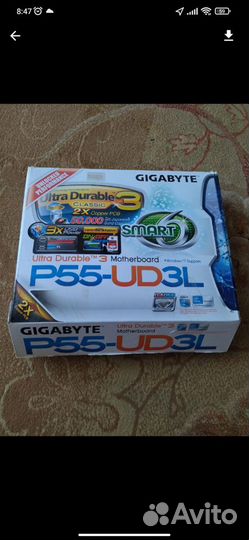 Материнская плата с процессором