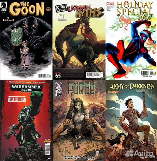 Комиксы на английском. синглы