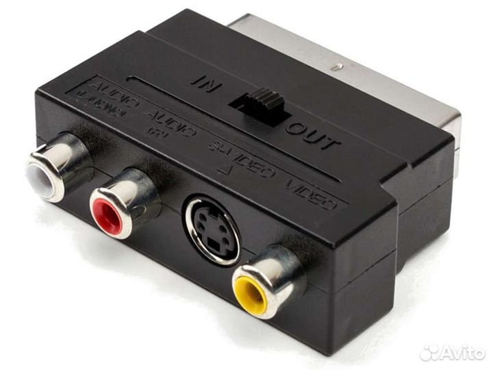 Переходник scart RCA