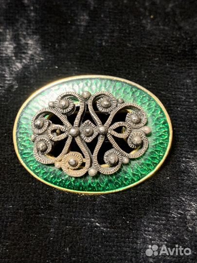 Винтажная советская брошь