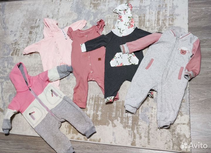 Пакет вещей для девочки от 0 до года