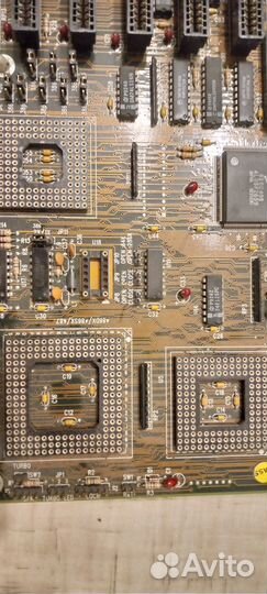 Раритетная материнская плата 386/486 REV E