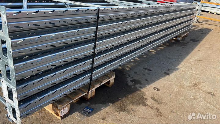 Фронтальные стеллажи паллетные Metech Б/у № 5532