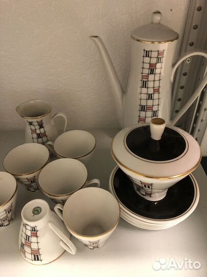 Кофейный фарфоровый сервиз ГДР