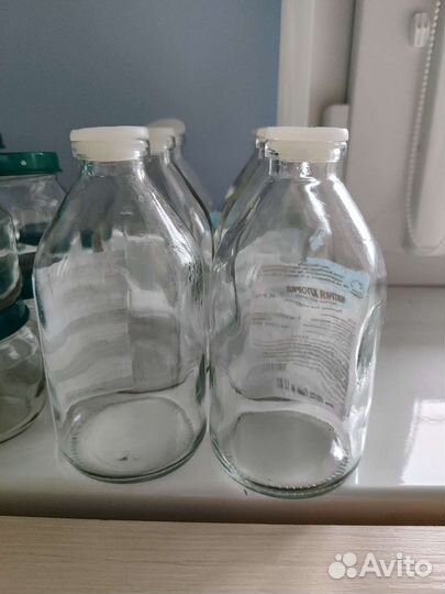 Стеклянные баночки