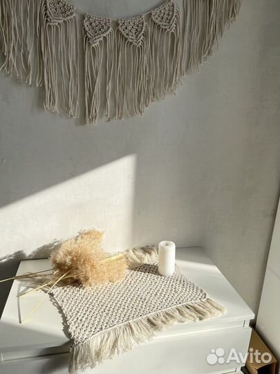 Коврик макраме