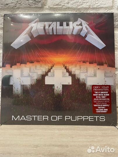 Пластинка Metallica Master of Puppets (1986)