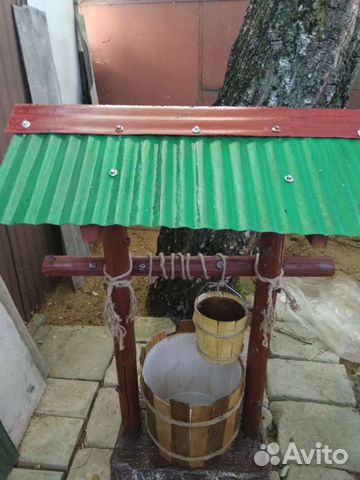 Декоративный колодец на дачу