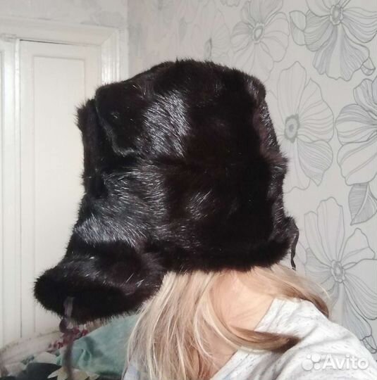 Мужская норковая Шапка-ушанка СССР