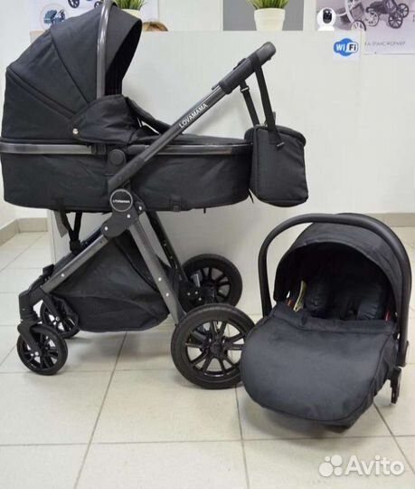 Новая Коляска трансформер 3в1/2в1(lovamama)