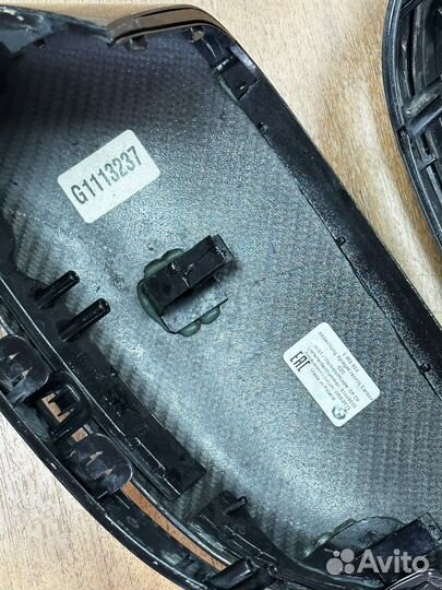 Карбоновые накладки на зеркала для BMW G20 б/у