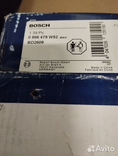 Bosch 0986479W52 Диск торм. задн. вент.325x30 5 от
