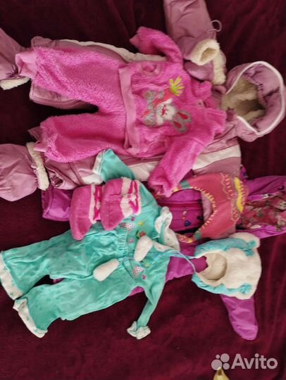 Детские вещи на девочку пакетом