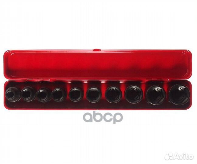 Набор головок торцевых ударных 6-гранных 1/2 10