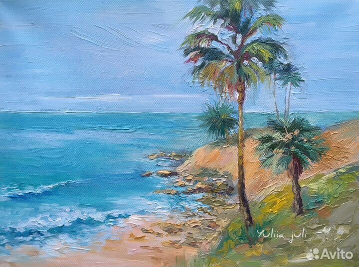 Картина маслом Океан Природа