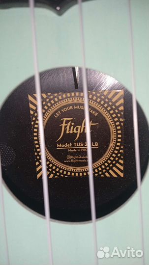 Укулеле Flight TUS 35 LB бирюзовый цвет