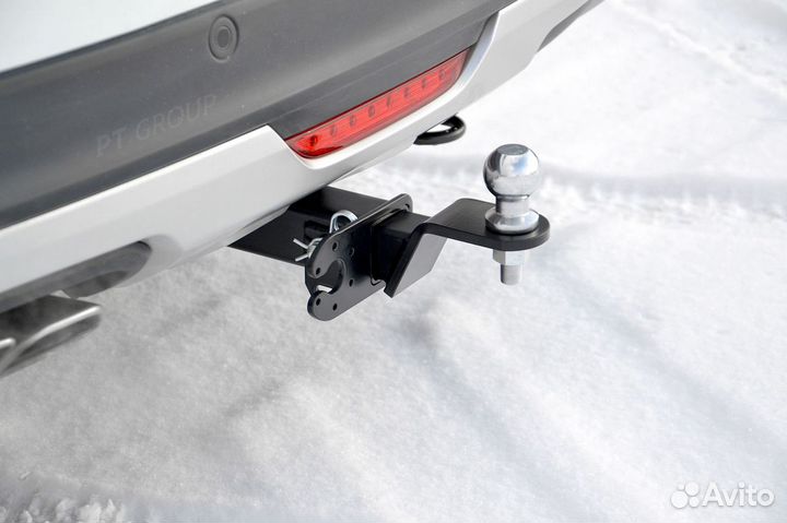 Фаркоп на LADA Vesta сьемный квадрат