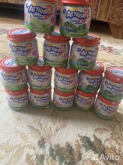 Овощное пюре агуша