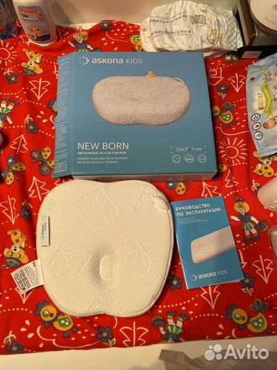 Детская ортопедическая подушка New Born