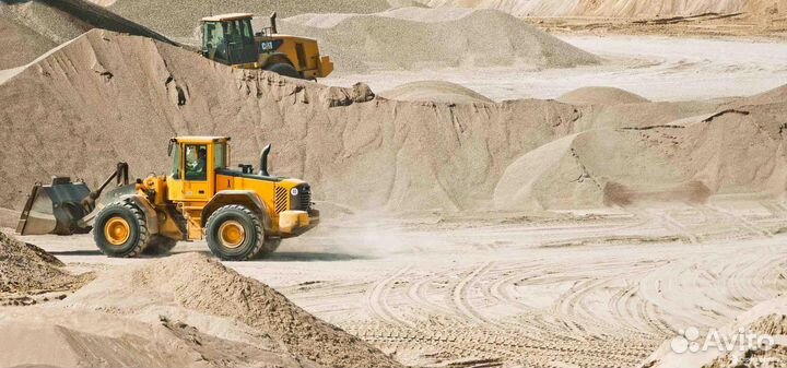 Песок карьерный с доставкой