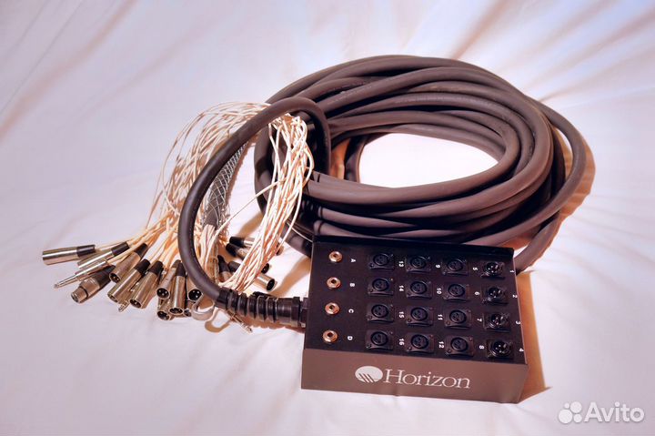 Horizon S16х4-50 Мультикор (коса) 15 м. 20 каналов