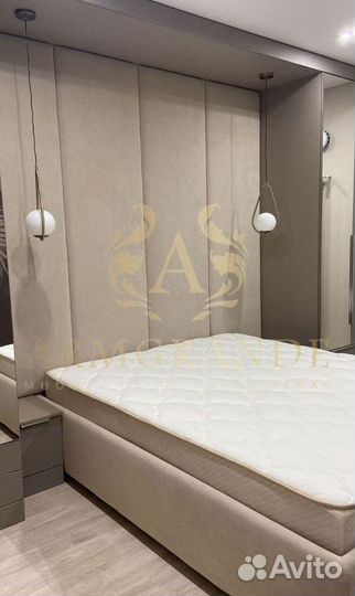 Кровать с мягким изголовьем с гарантией