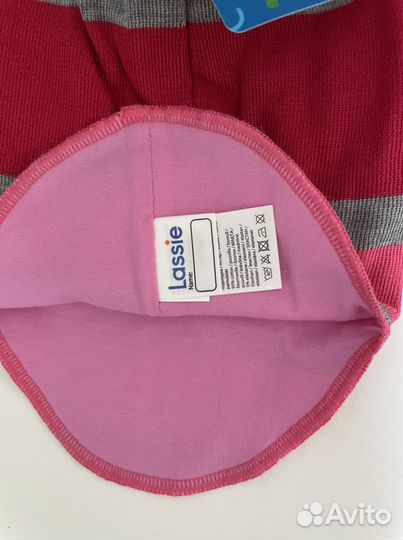Шапка-шлем Lassie 46 р (розовый)
