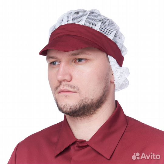 Головной убор haccp 300-02-1 бордо