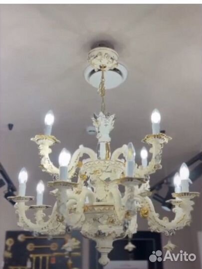 Люстра и 2бра производства Италия