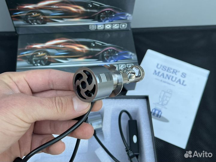 LED лампы мини линзы А80 Н7