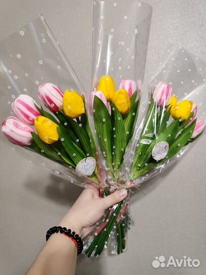 Мыльные цветы и тюльпаны