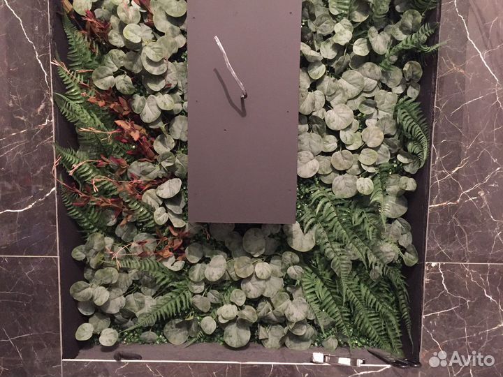 Фитостена из искусственных растений