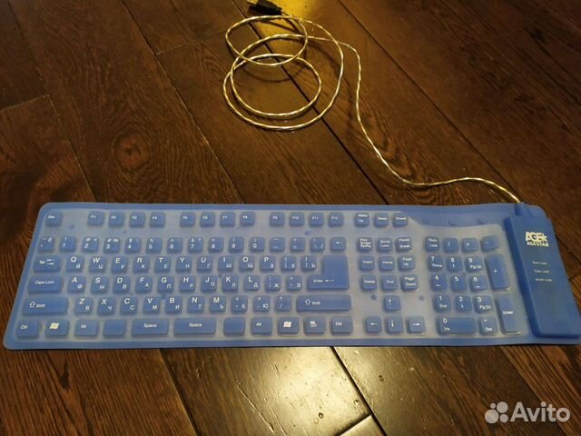 Клавиатура резиновая антивандальная для компьютера