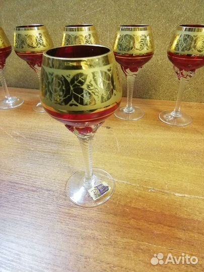 Рюмки на ножке Богемия