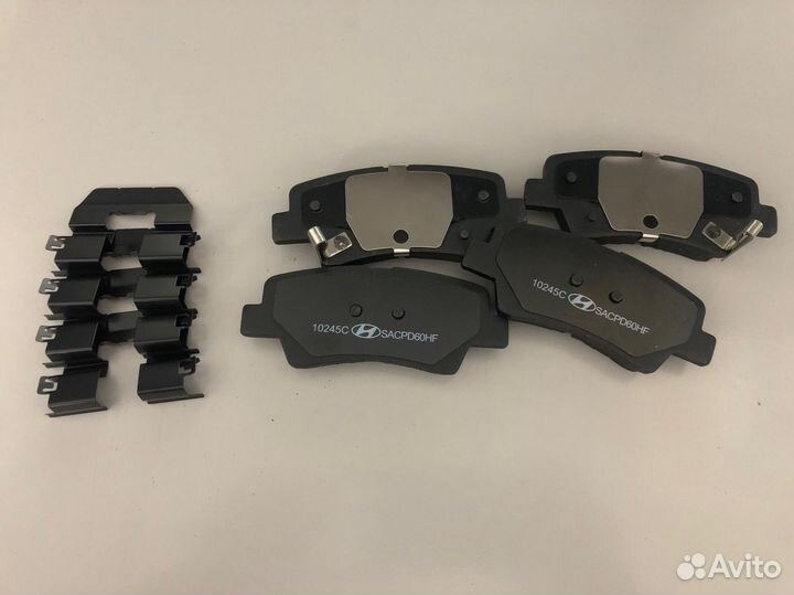 Колодки тормозные задние hyundai kia