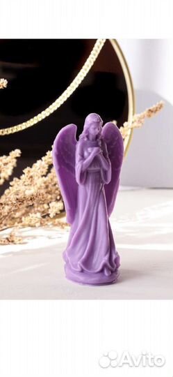 Силиконовая форма Ангел для свечей, мыла, гипса