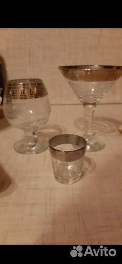 Набор бокалов,рюмки, мартини,под коньяк