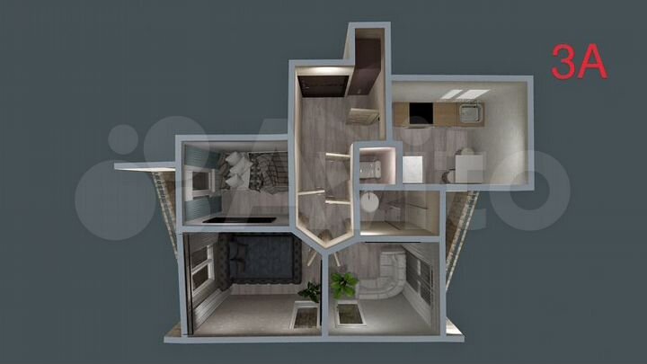 3-к. квартира, 100,1 м², 11/17 эт.