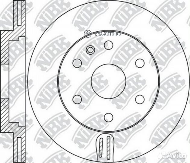 Nibk RN1683 Диск тормозной RN1683