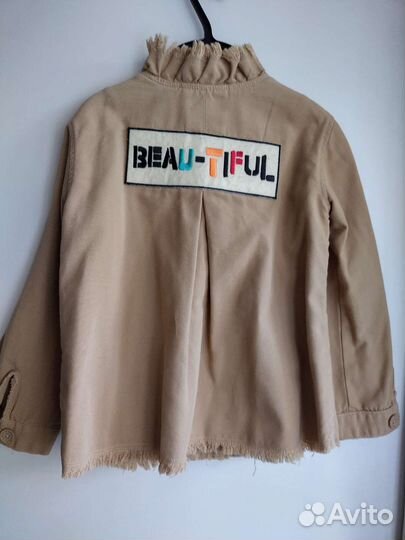 Ветровка джинсовка для девочки Zara р.116