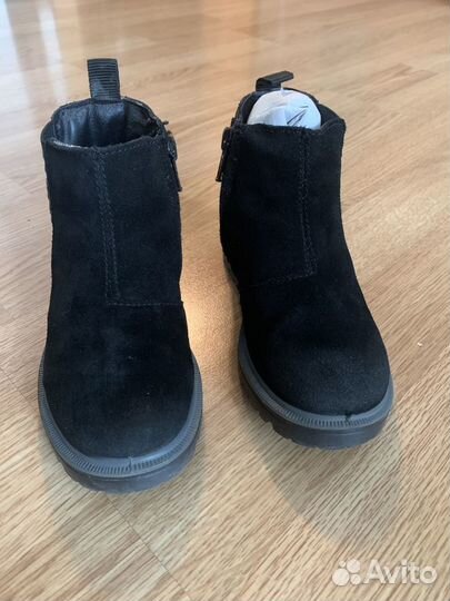 Ботинки челси для девочки замшевые 27 р-р