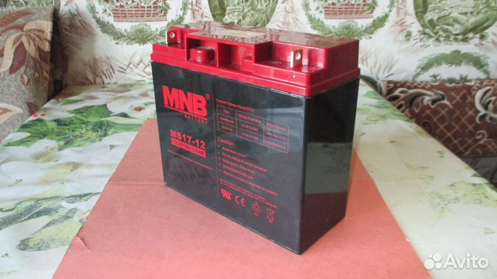 Аккумулятор тяговый 17 А*ч