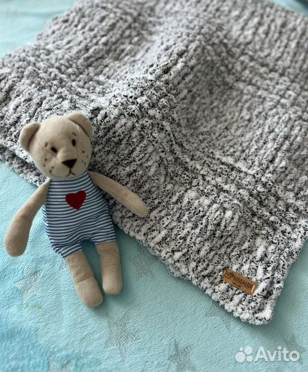 Плед детский плюшевый